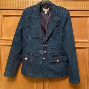 Derek Lam 10 Crosby denim blazer, nwt runs small will fit a 6 (size 10).